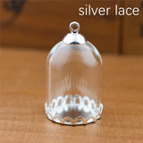 25*18mm Hollow Tube Glass Jar With Setting Base Beads Cap Set