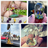 25*18mm Hollow Tube Glass Jar With Setting Base Beads Cap Set