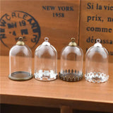30*20mm Glass Tube Pendant DIY Accessory Set