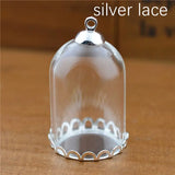 30*20mm Glass Tube Pendant DIY Accessory Set