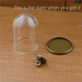30*20mm Glass Tube Pendant DIY Accessory Set
