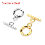 5pc Stainless Steel OT Clasps for Necklace Bracelet DIY Jewelry Making