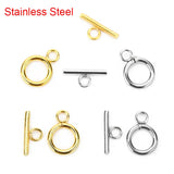 5pc Stainless Steel OT Clasps for Necklace Bracelet DIY Jewelry Making