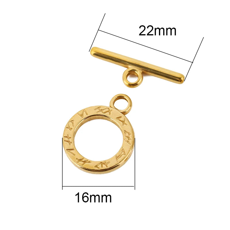 Stainless Steel OT Toggle Clasps For Jewelry Making