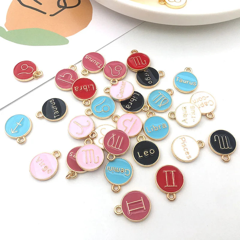 5set/lot DIY retro alloy jewelry accessories enam...