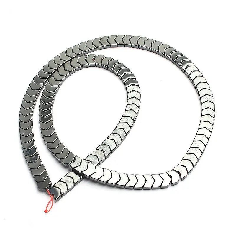 Multicolor Hematite Stone Beads Arrow Shape Spacer Loose Beads 15inch