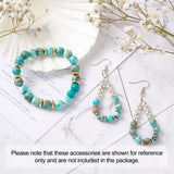 Turquoise Stone Round Beads Strands 4mm-10mm for Jewelry Making DIY Bracelet