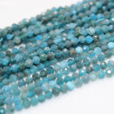Natural Apatite Faceted Loose Beads 15.5in DIY Bracelet Necklace
