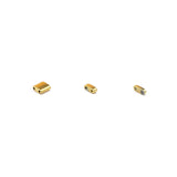 Natural Stone Rectangle Hematite Spacer Beads for DIY Bracelets