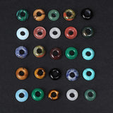 5x10mm Big Hole Natural Stone Beads Crystal Agates Jaspe Rondelle