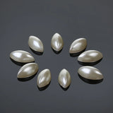 5x10mm Ivory ABS Pearl Half Beads for DIY Jewelry Findings