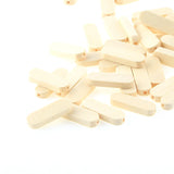 50Pcs 5x10x30mm Wooden Beads for Jewelry Making DIY Rattle Necklace