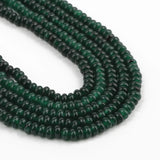 5x2mm Green Emeralds Jades Stone Spacer Beads for Jewelry Making