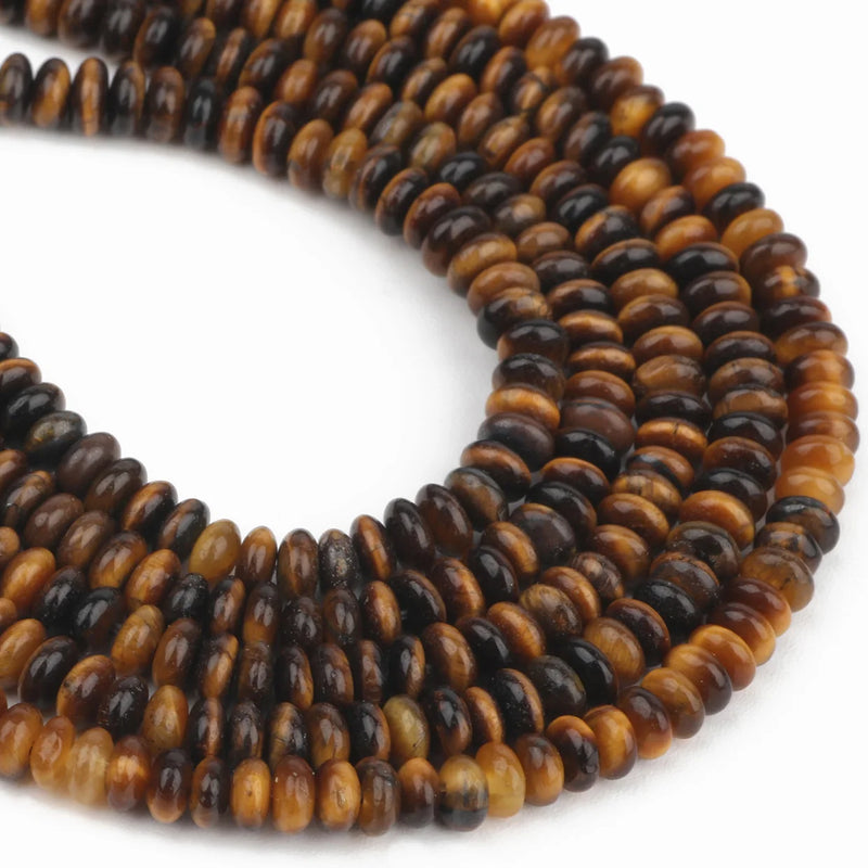 5x2mm Natural Stone Rondelle Beads for Jewelry Making
