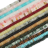 5x2mm Natural Stone Rondelle Beads for Jewelry Making