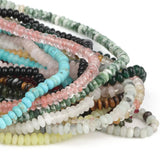 5x2mm Natural Stone Rondelle Beads for Jewelry Making
