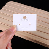 DIY Jewelry Cards 100pcs Earring Display Paper Earrings Accessories