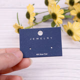 DIY Jewelry Cards 100pcs Earring Display Paper Earrings Accessories