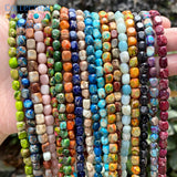 5x5x7mm Sea Sediment Jaspers Turquoise Beads for Jewelry Making