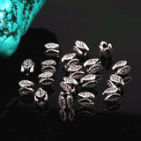 Tibetan Silver Spacer Beads 5x6.5mm for Jewelry Making DIY - Pack of 100