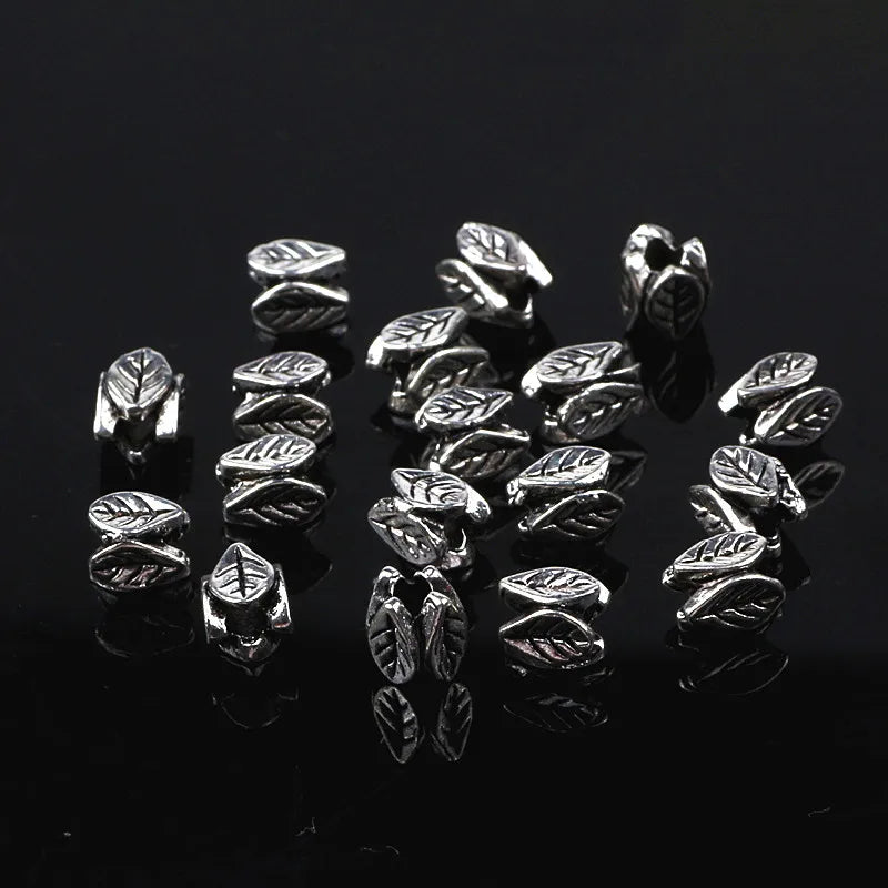 Tibetan Silver Spacer Beads 5x6.5mm for Jewelry Making DIY - Pack of 100