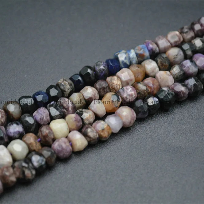 5x7mm Tourmaline Rondelle Spacer Stone Beads