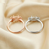 Animal Crab 925 Sterling Silver Ring Setting