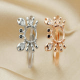 Animal Crab 925 Sterling Silver Ring Setting