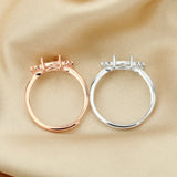 Animal Crab 925 Sterling Silver Ring Setting