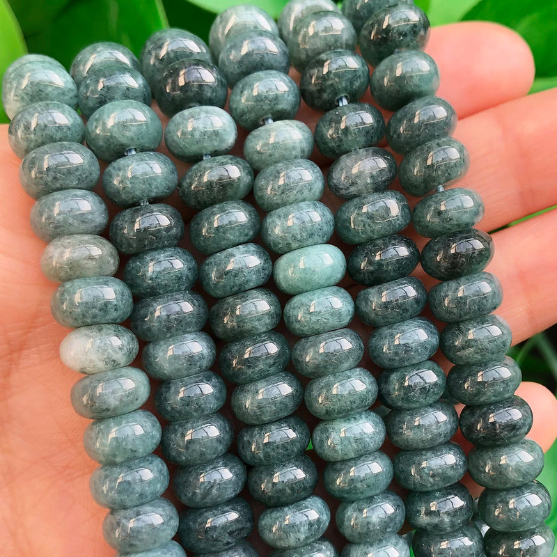 5x8mm Jades Abacus Stone Beads Natural Loose Rondelle Beads DIY Bracelet Earring