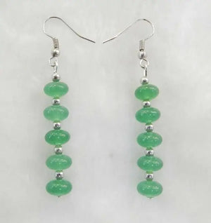 5x8mm Green Natural Emerald Abacus Beads Necklace Bracelets Earrings