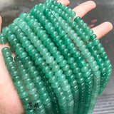 5x8mm Green Aventurine Abacus Stone Beads for DIY Jewelry