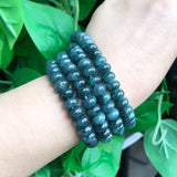 5x8mm Dark Jades Rondelle Stone Beads for Jewelry Making