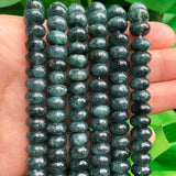 5x8mm Dark Jades Rondelle Stone Beads for Jewelry Making