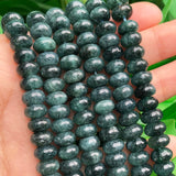 5x8mm Dark Jades Rondelle Stone Beads for Jewelry Making