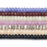 5x8mm Angelite Jaspers Jades Beads Rondelle Spacer Beads