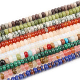 5x8mm Natural Stone Spacer Beads Oval Shape DIY Jewelry Necklace Bracelets