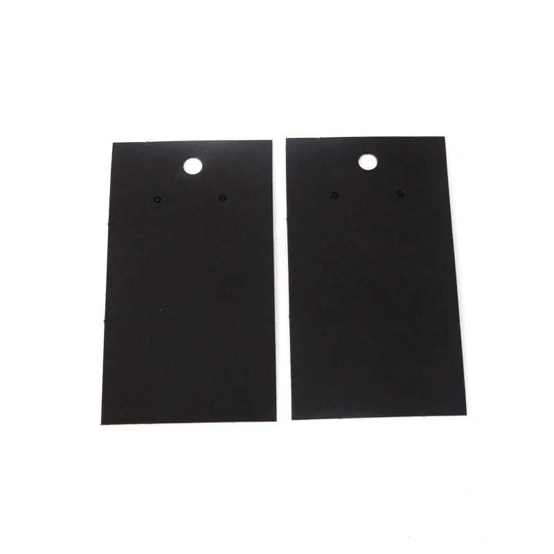100pcs Rectangle Shape Earring Display Cards - Jewelry Tassel Earrings Hang Tags