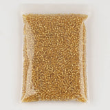 Golden Czech Glass Beads 150g Crystal Seed Beads for Jewelry Making