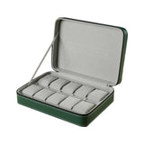 6/10/12 Slot PU Leather Watch Cases