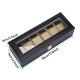6/10 Grids Watch Storage Case Display Box Jewelry Organizer Holder