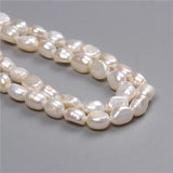 Baroque Natural Freshwater Pearls Beads Loose Round Pearl Bead