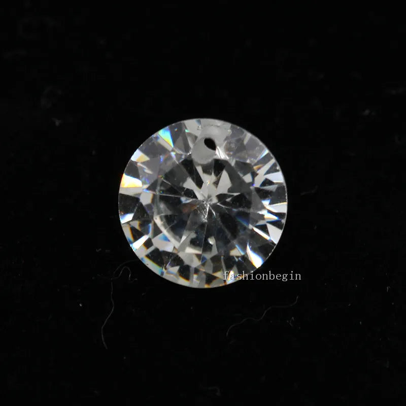 Zircon Cut Gems Crystal Rhinestones Pendants Beads DIY Craft