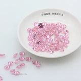 Zircon Cut Gems Crystal Rhinestones Pendants Beads DIY Craft