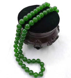 6-10mm Handcraft Natural Jade Green Jade Necklaces