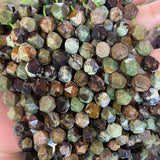 6-10mm High Mixed Green Opal Sun Stone Bracelet DIY Loose Bead Gemstone