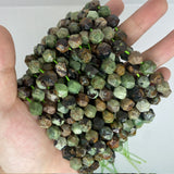 6-10mm High Mixed Green Opal Sun Stone Bracelet DIY Loose Bead Gemstone