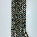 6-10mm High Mixed Green Opal Sun Stone Bracelet DIY Loose Bead Gemstone