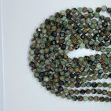 6-10mm High Mixed Green Opal Sun Stone Bracelet DIY Loose Bead Gemstone