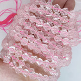 6-10mm Rose Quartz Sun Stone Bracelet DIY Loose Bead Gemstone